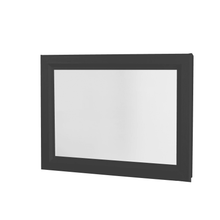 Garage Door Land 1420 Window profile view in a Black frame